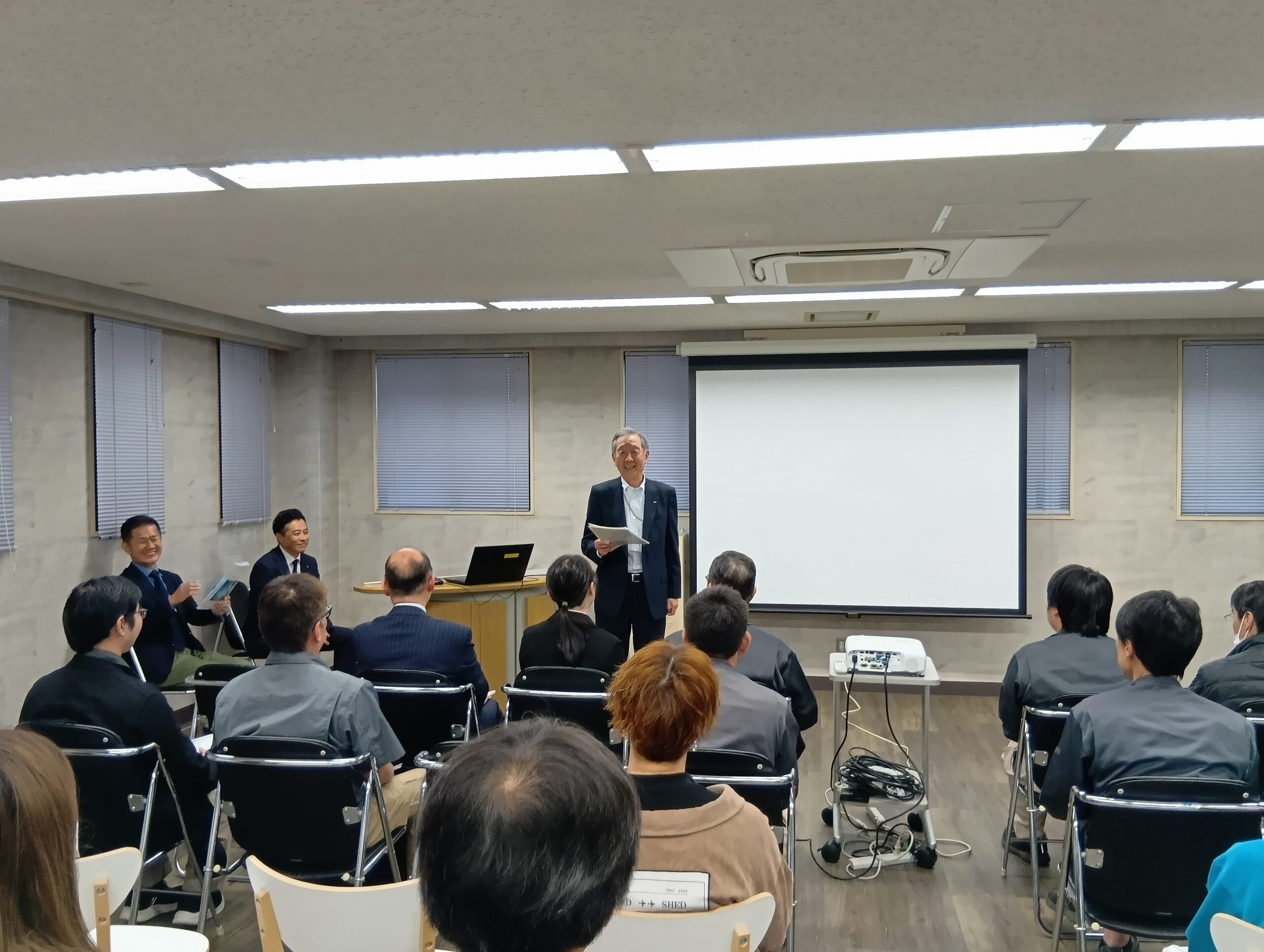部門長の発表